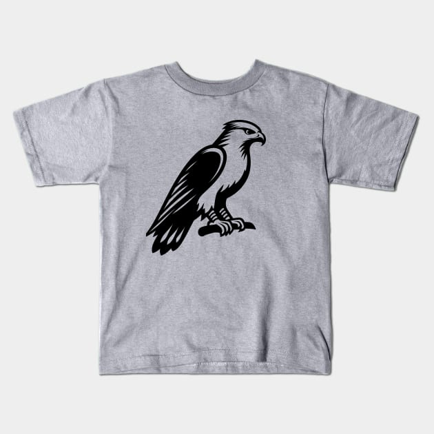 Hawk Kids T-Shirt by KayBee Gift Shop